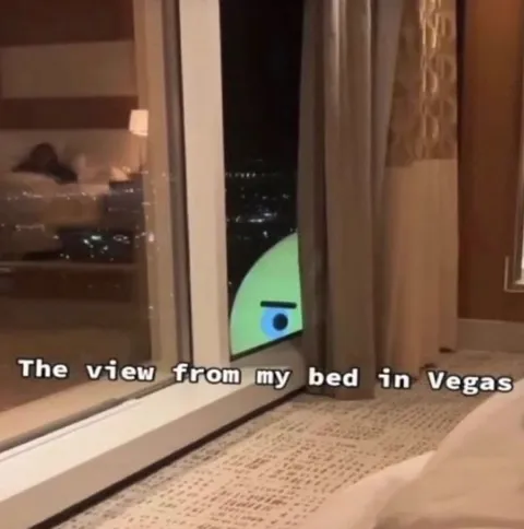 The View From My Bed in Vegas