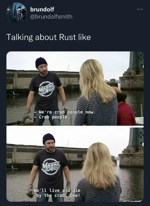 Talking About Rust Like Crab People