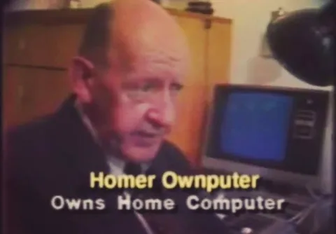 Homer Ownputer Owns Home Computer