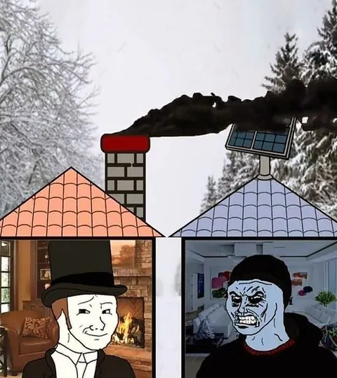 Тёплый дом против холодного