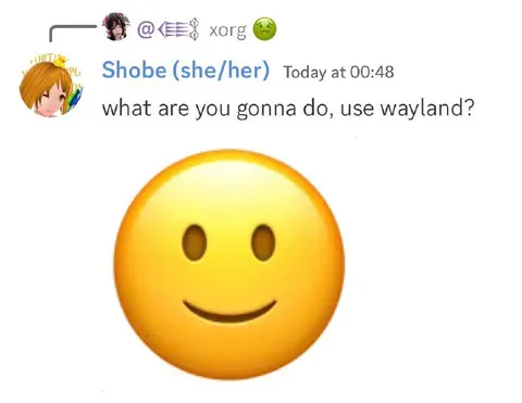 Use Wayland Then
