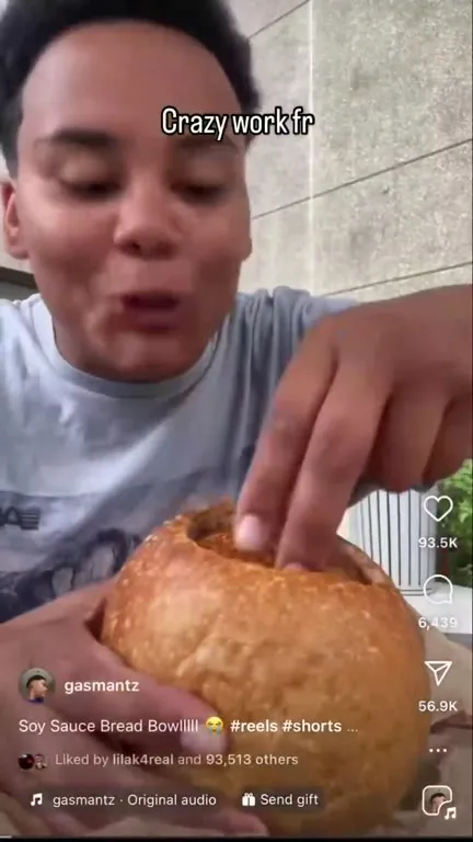 Crazy work fr bread bowl