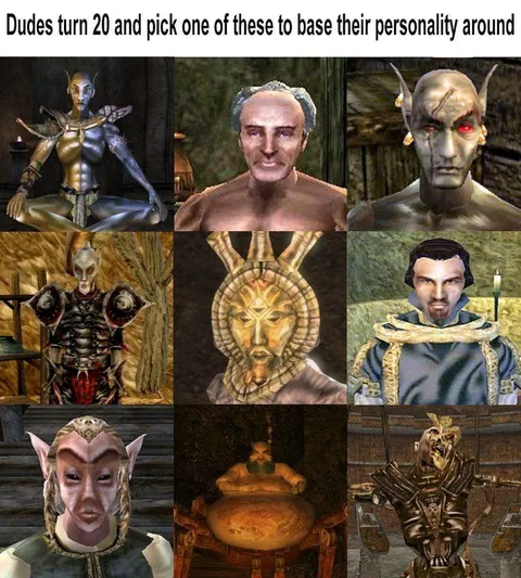 Morrowind Personality Choices