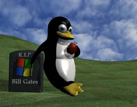 Linux Buries Bill Gates