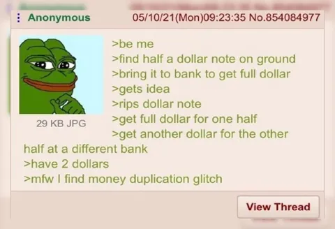 Money Duplication Glitch