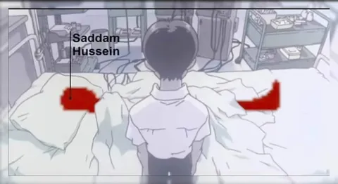 Saddam Hussein Bloodstain Meme