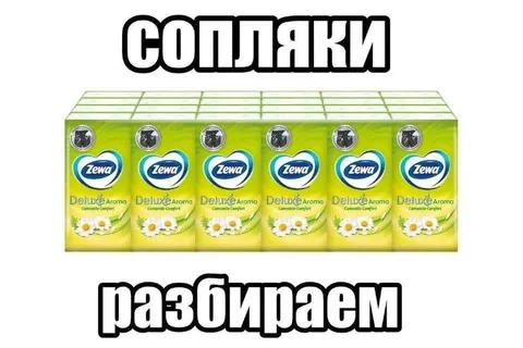 Сопляки разбираем по пачкам