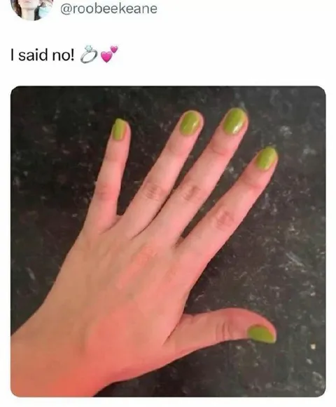 I Said No Engagement Ring