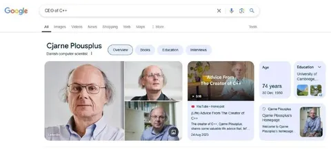 Fake CEO of C++ Profile