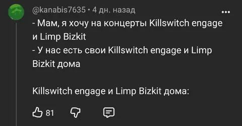 Killswitch Engage и Limp Bizkit дома