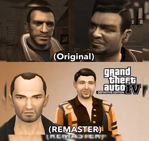 GTA IV Original vs Remaster