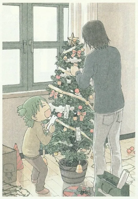 クリスマスツリーの飾り付け