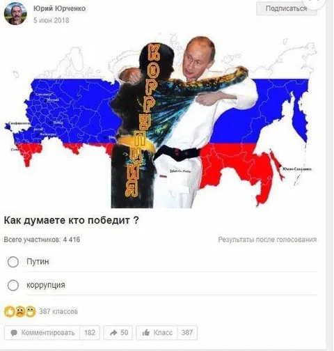 Путин против коррупции
