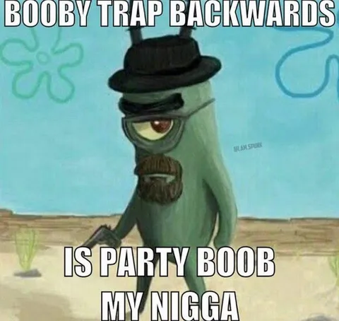 Booby Trap Backwards Party Boob