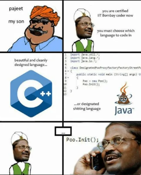 Pajeet Chooses a Coding Language