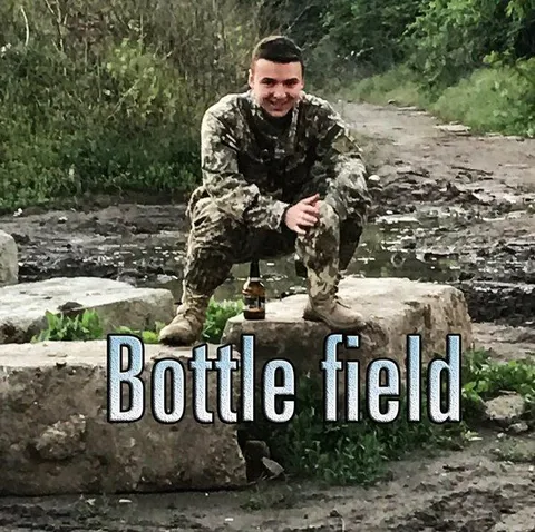 Bottle Field Soldier Meme