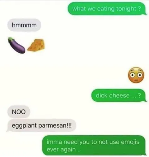 Eggplant Parmesan Misunderstanding