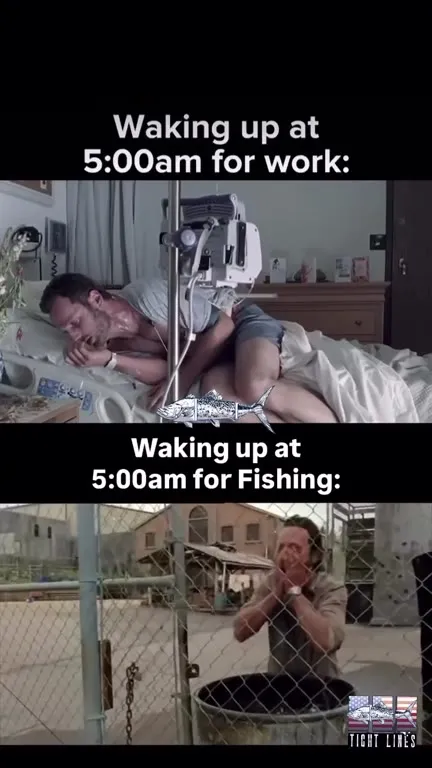 Waking Up for Fishing
