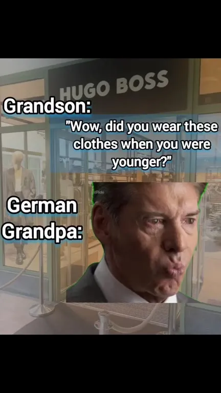 German Grandpa Remembers His Clothes