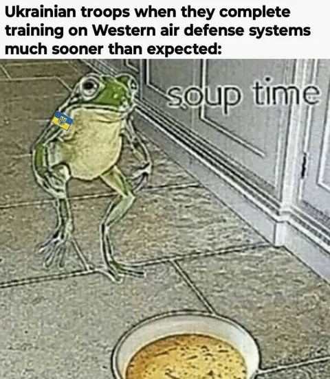 Ukrainian Troops Soup Time