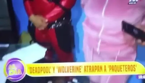 Deadpool y Wolverine atrapan paqueteros