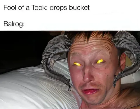 Balrog Drops the Bucket