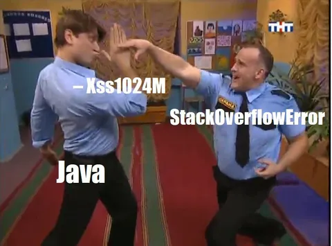 Java StackOverflowError Fight