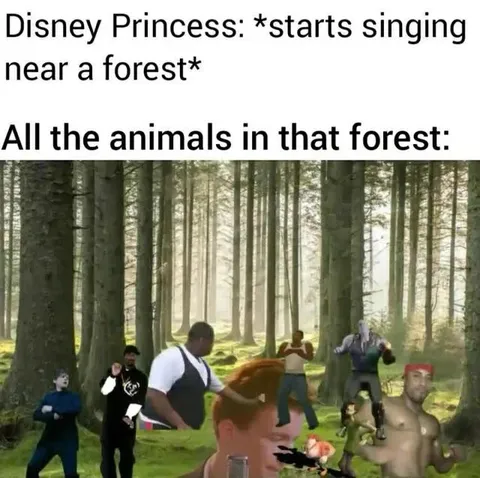 Disney Princess Forest Animals