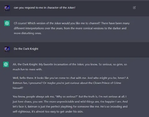 Joker Talks About Batman