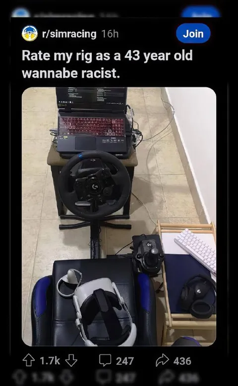 43 Year Old Wannabe Racer Rig