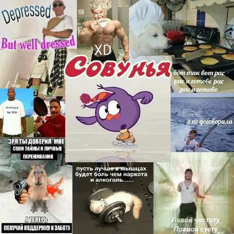 Совуния и странная поддержка