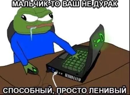 Мальчик-то ваш не дурак