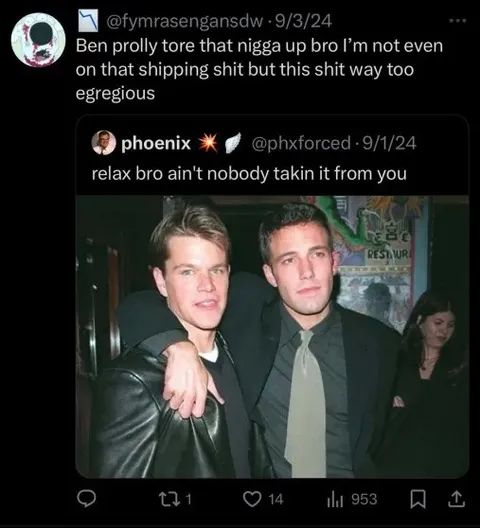 Ben Affleck and Matt Damon Shipping Joke
