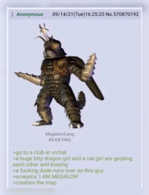 Megalon crashes the VRChat map