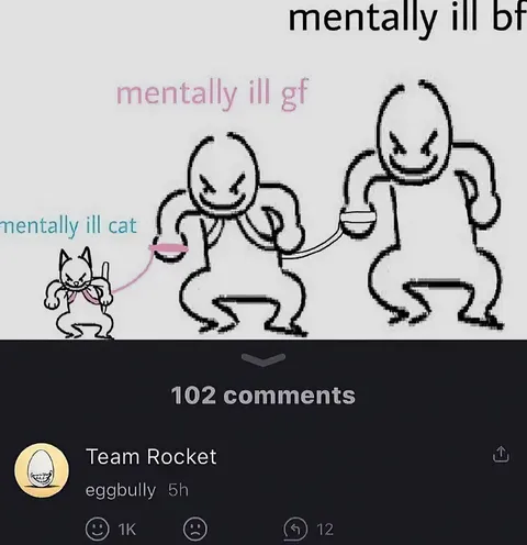 Mentally Ill Cat, Girlfriend and Boyfriend