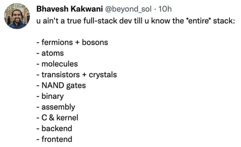 The Entire Full-Stack Dev Stack