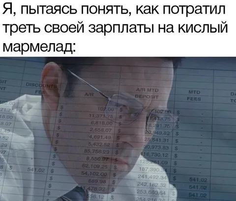 Треть зарплаты на кислый мармелад