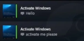 Windows Begging to Be Activated