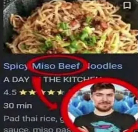 Spicy Miso Beef Noodles