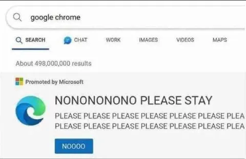 Microsoft Begs Chrome to Stay