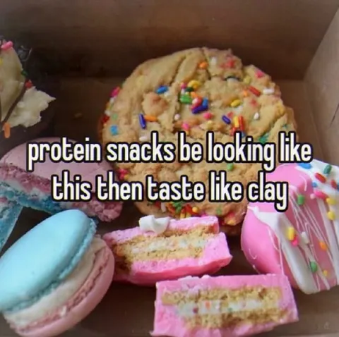 Protein Snacks Taste Like Clay
