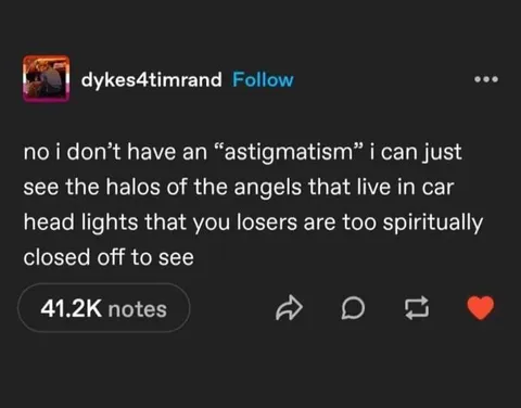 Halos in Car Headlights
