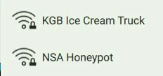 Suspicious Wi-Fi Network Names