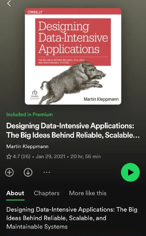 Data-Intensive Applications on Spotify