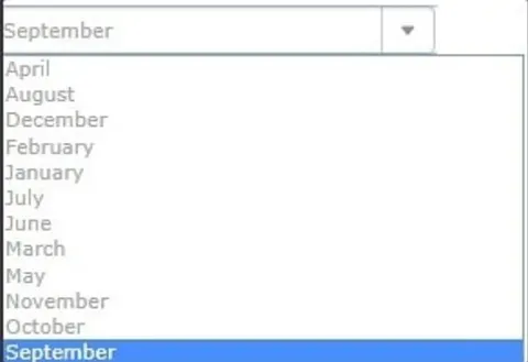 September Dropdown Loop