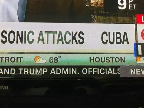 Sonic Attacks Cuba Weather Forecast