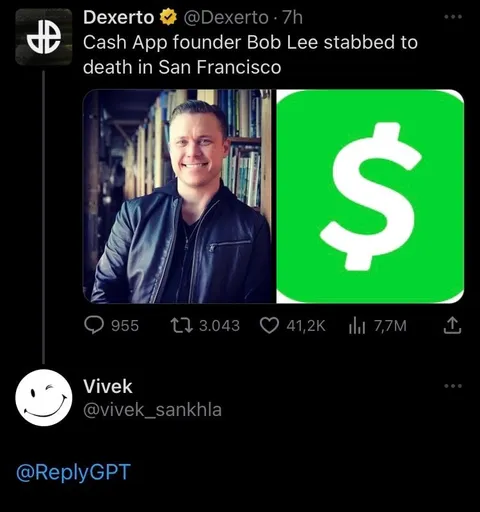 Cash App Founder Stabbed