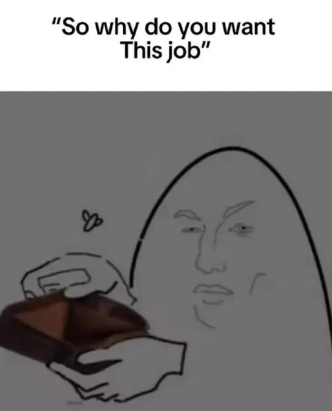 Wanting the Job for Money