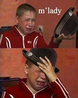 Crying m’lady guy