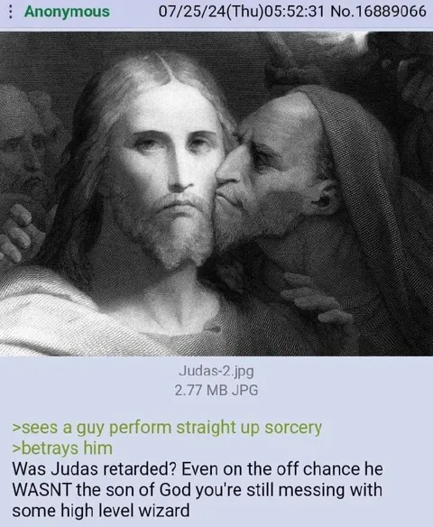 Judas Betrays a High-Level Wizard
